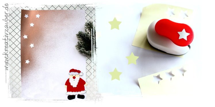 Weihnachtsbriefpapier selber machen