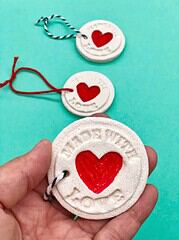 DIY Geschenke Anhänger aus Salzteig
