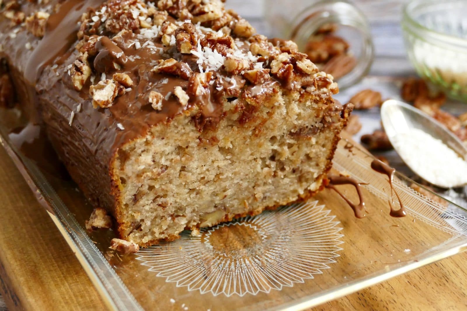Bananen-Pekannuss-Kuchen