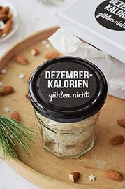 Dezember-Kalorien zählen nicht – Freebie-Etikett für die süßesten Advents-Mitbringsel