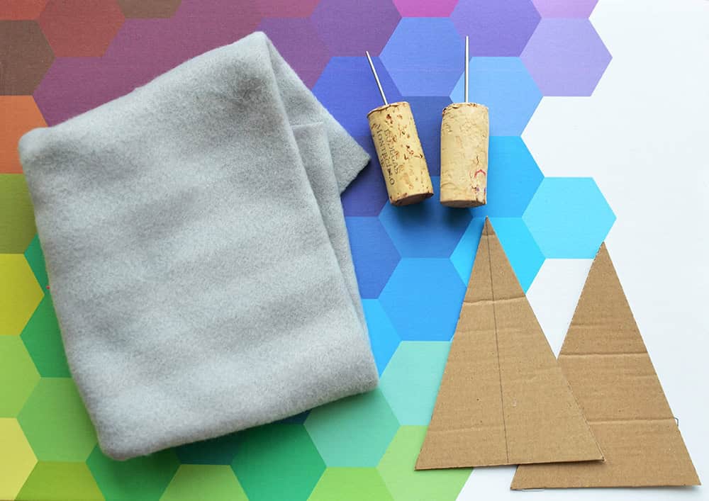 grafische Weihnachtskarten: Advents-Basteln mit Schulkindern
