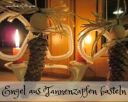Engel aus Tannenzapfen
