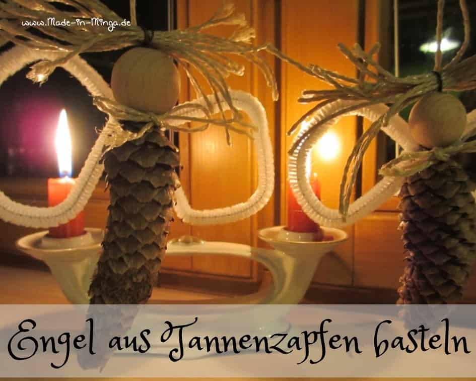 Engel aus Tannenzapfen