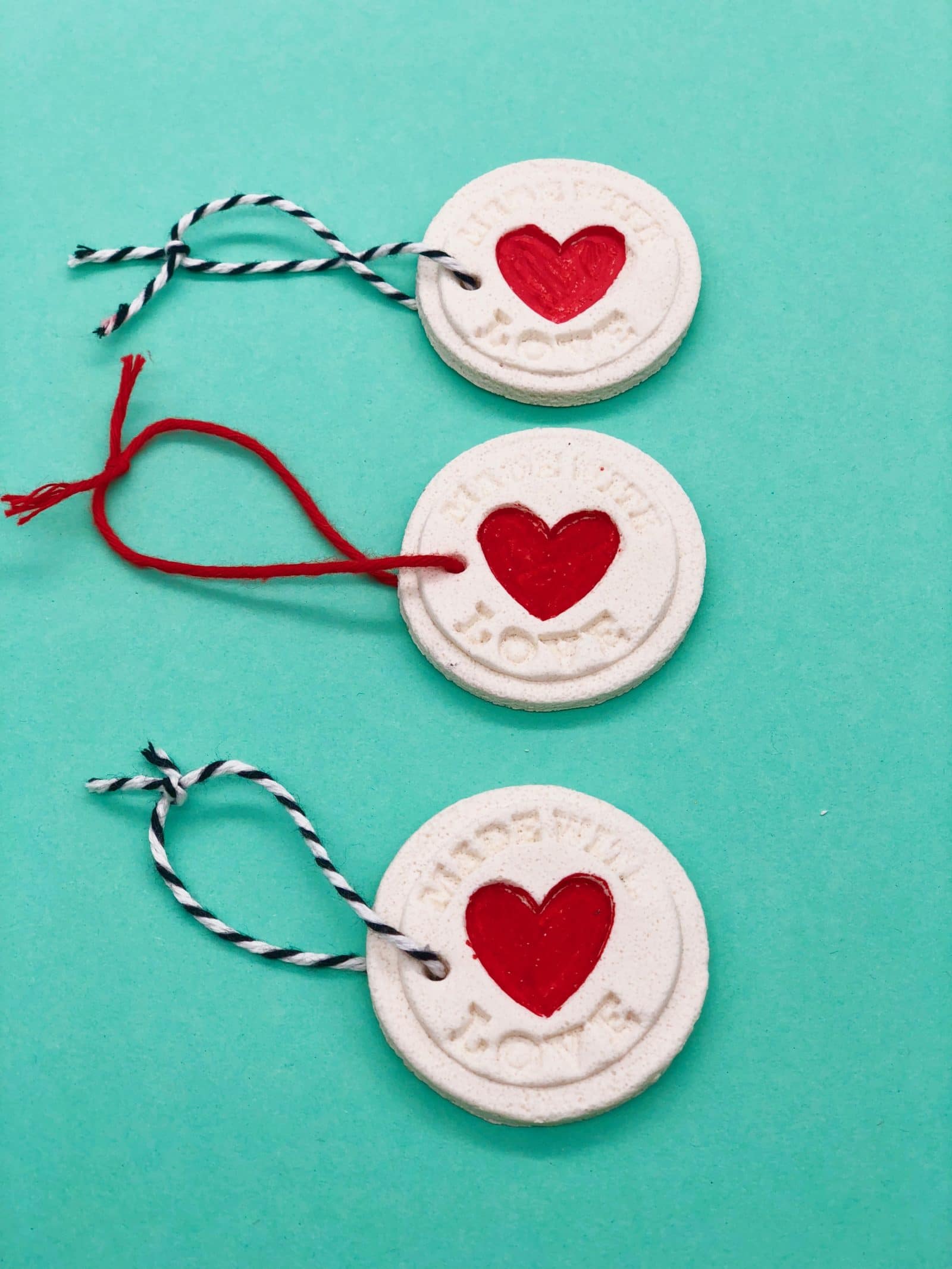 DIY Geschenke Anhänger aus Salzteig