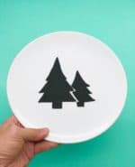 Teller weihnachtlich bemalen – süße Idee für DIY Geschenke