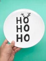 Teller weihnachtlich bemalen – süße Idee für DIY Geschenke