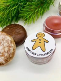 Lebkuchen Lippenbalsam selber machen - Last Minute Weihnachts-Geschenk