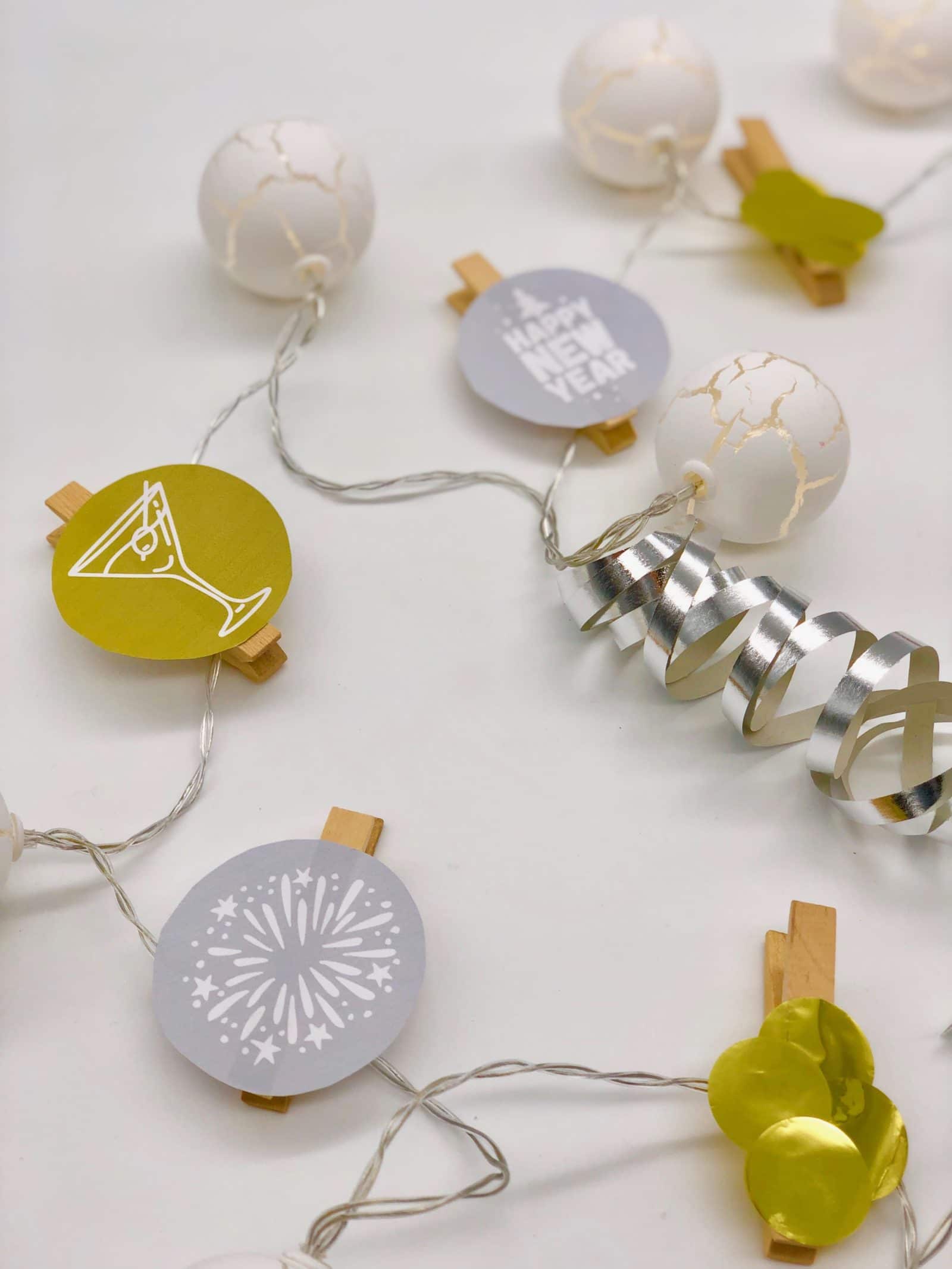 DIY Deko für den Silvester Abend