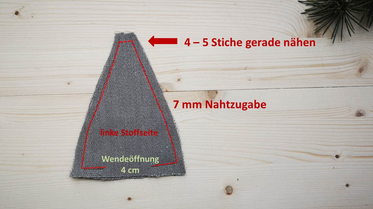 Hygge – Mini Weihnachtsmann selber nähen – Weihnachtsdekoration
