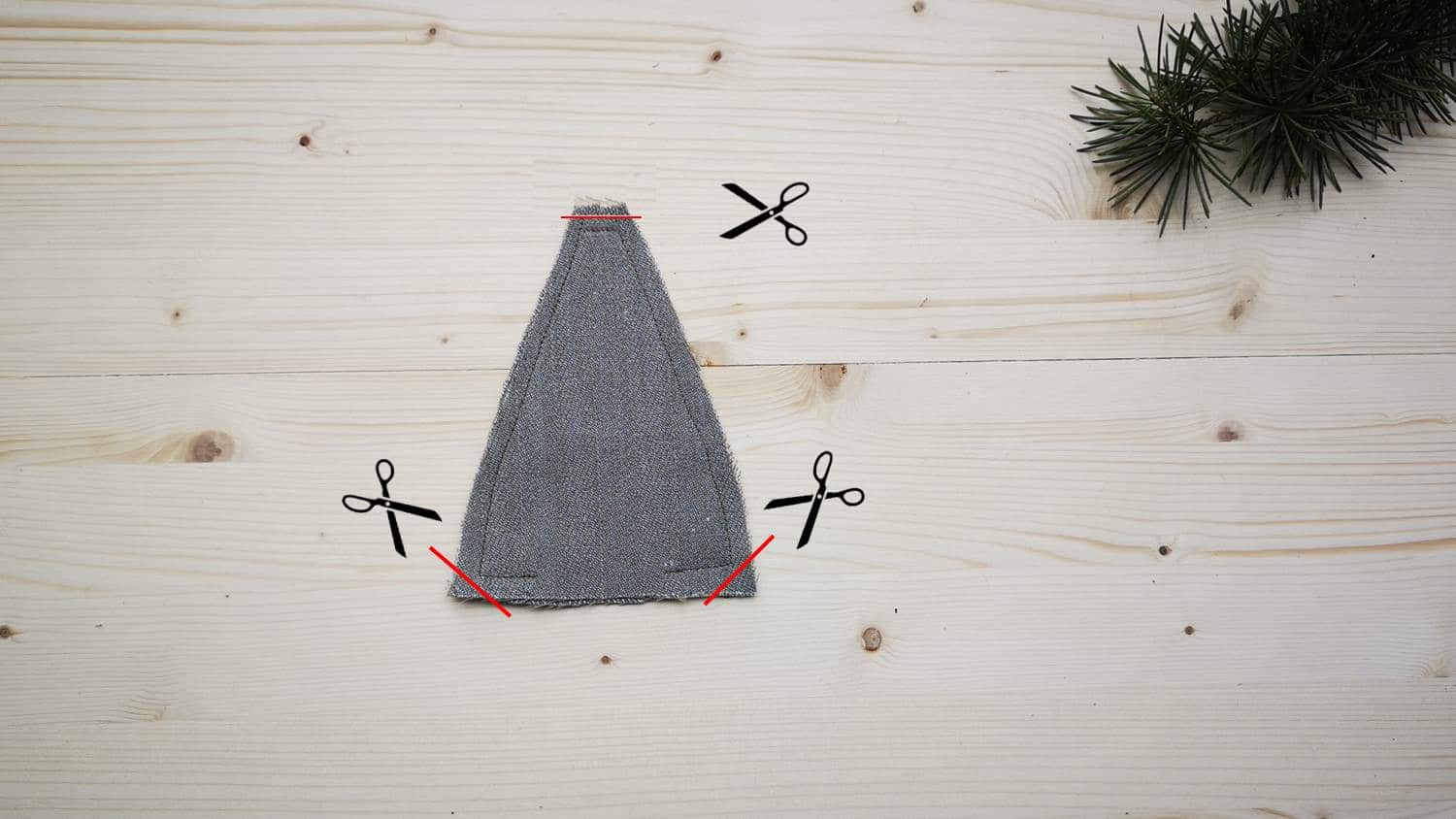 Hygge – Mini Weihnachtsmann selber nähen – Weihnachtsdekoration