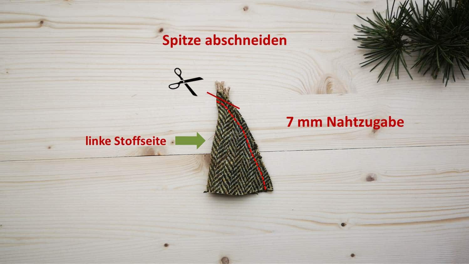 Hygge – Mini Weihnachtsmann selber nähen – Weihnachtsdekoration