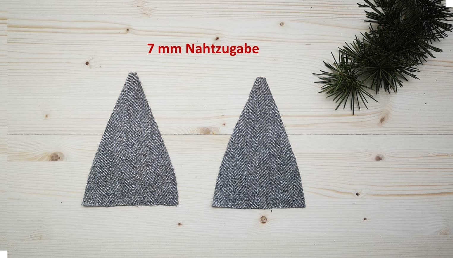 Hygge – Mini Weihnachtsmann selber nähen – Weihnachtsdekoration