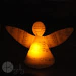 Mini-Weihnachtsengel-Lichterkette [mit Vorlage]