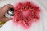 DIY Weihnachts-Türstern aus Korken
