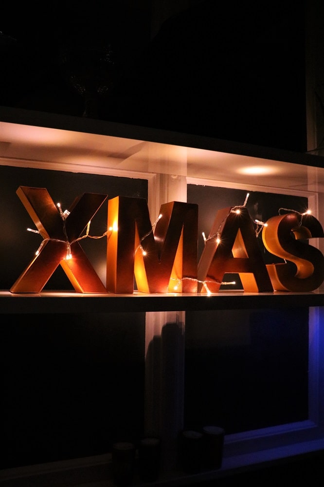 Schnelle Weihnachtsdeko: DIY XMAS Symbol