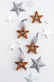 Tischdeko und Baumschmuck aus Zimtstangen
