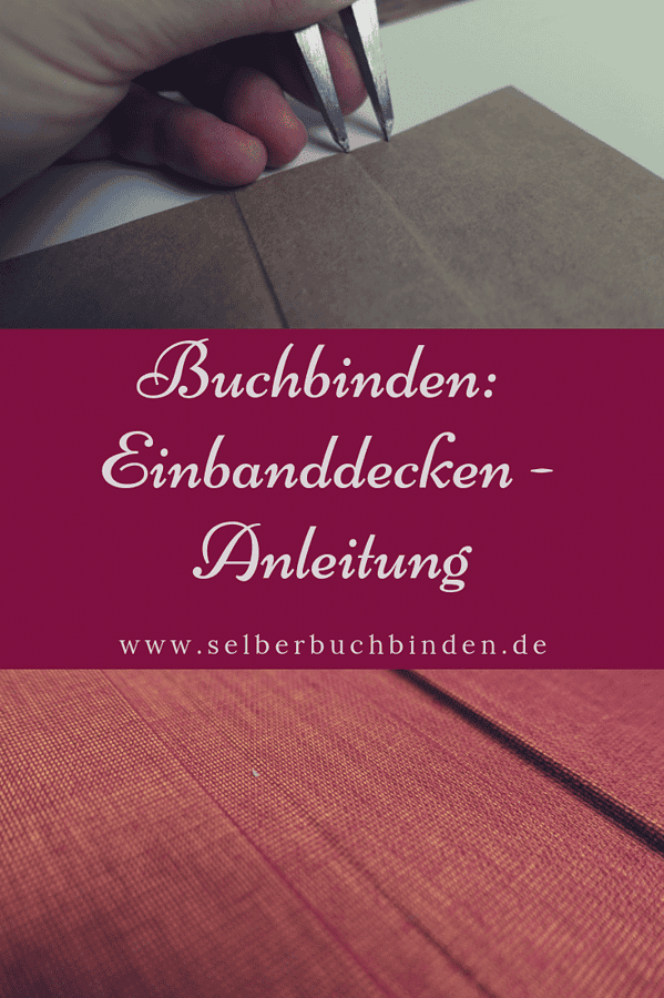 Buchbinden des Einbands