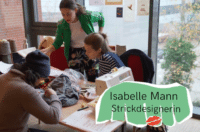 Offenes Atelier und Werkstatt Stricken an der Strickmaschine