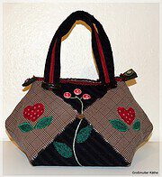 Upcycling Kleine Patchwork Handtasche