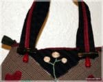 Upcycling Kleine Patchwork Handtasche
