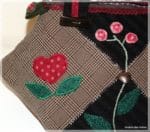 Upcycling Kleine Patchwork Handtasche