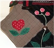 Upcycling Kleine Patchwork Handtasche