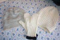 Mütze und Handschuhe aus meinem Pullover