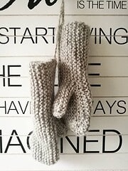 Faust- Handschuhe stricken