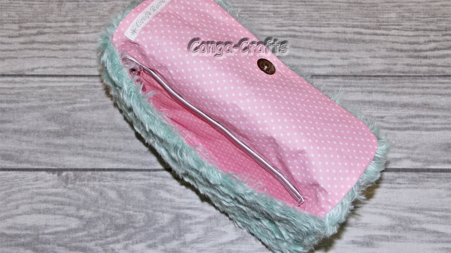Clutch aus Mohair / Fell / Plüsch nähen