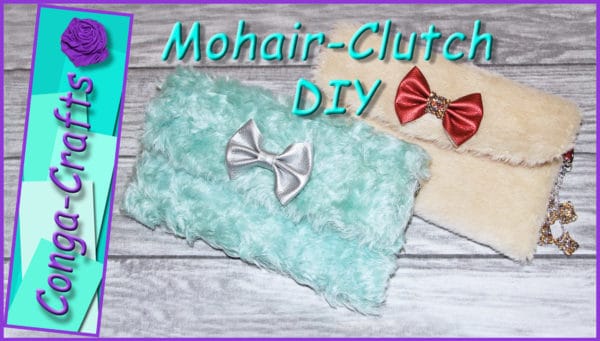 Clutch aus Mohair / Fell / Plüsch nähen