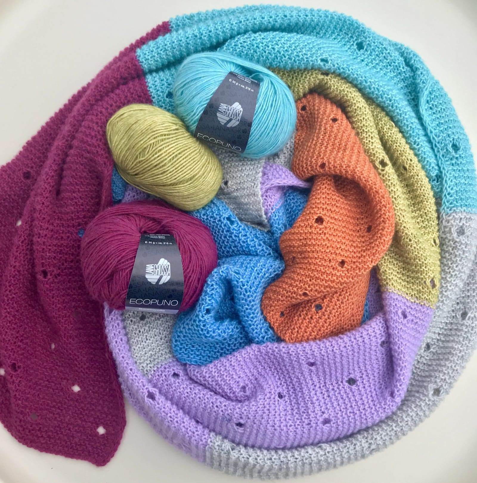 Schal im Colorblocking – fürs ganze Jahr!