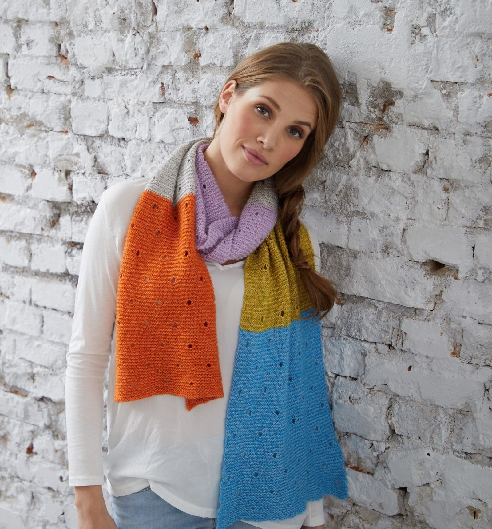 Schal im Colorblocking – fürs ganze Jahr!