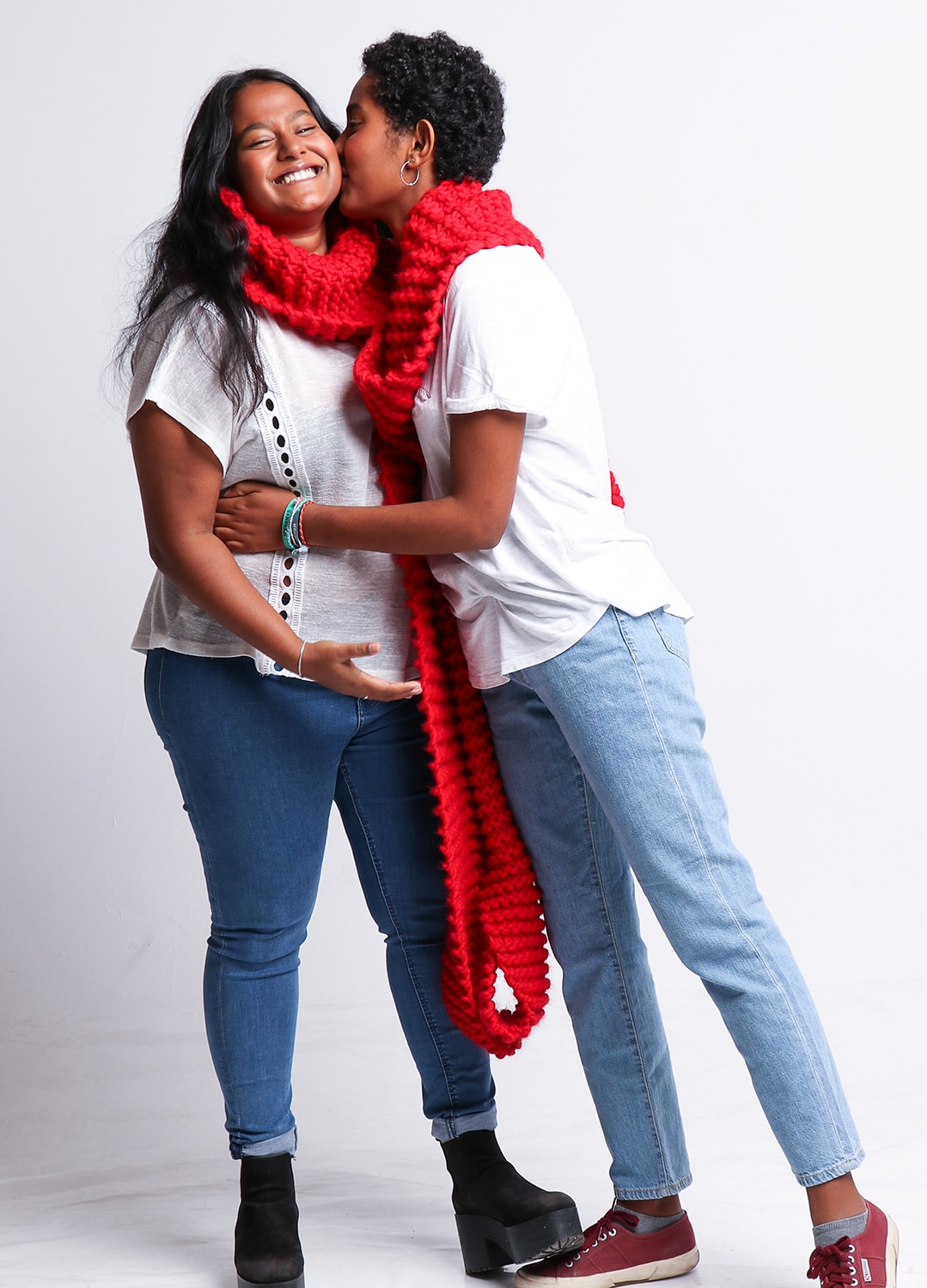 „We found love“ Schal von We Are Knitters