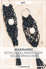 DIY-Geschenkidee: Makramee-Schlüsselanhänger selbermachen