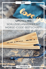 DIY-Geschenkidee: Morse-Schlüsselanhänger mit Brennkolben