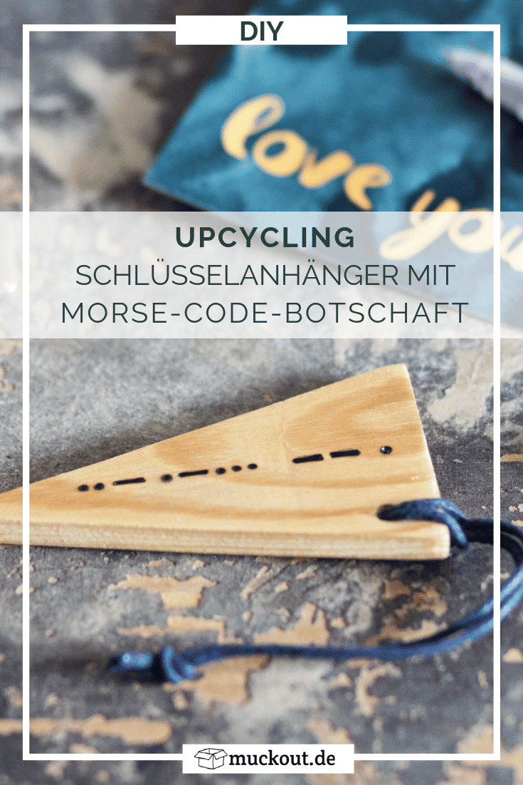DIY-Geschenkidee: Morse-Schlüsselanhänger mit Brennkolben