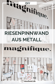 Upcycling-Pinnwand aus Metallresten selber schweißen