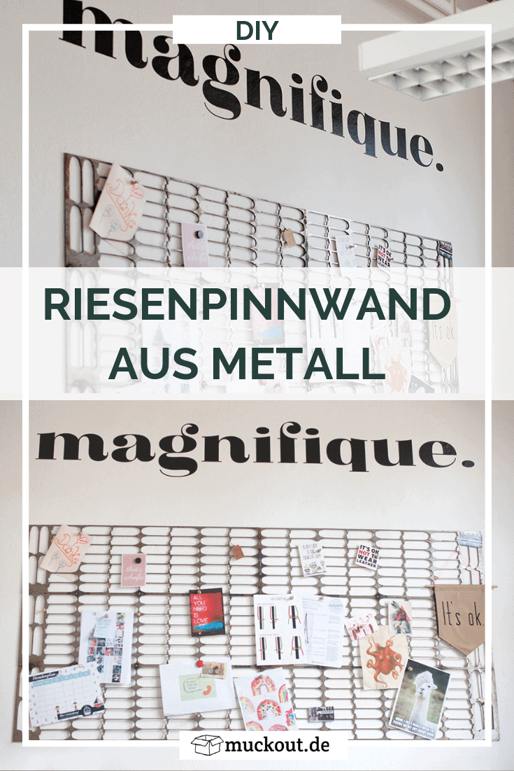 Upcycling-Pinnwand aus Metallresten selber schweißen