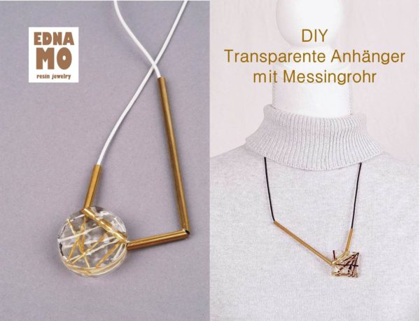 Resin DIY - transparente Anhänger mit Einbettung