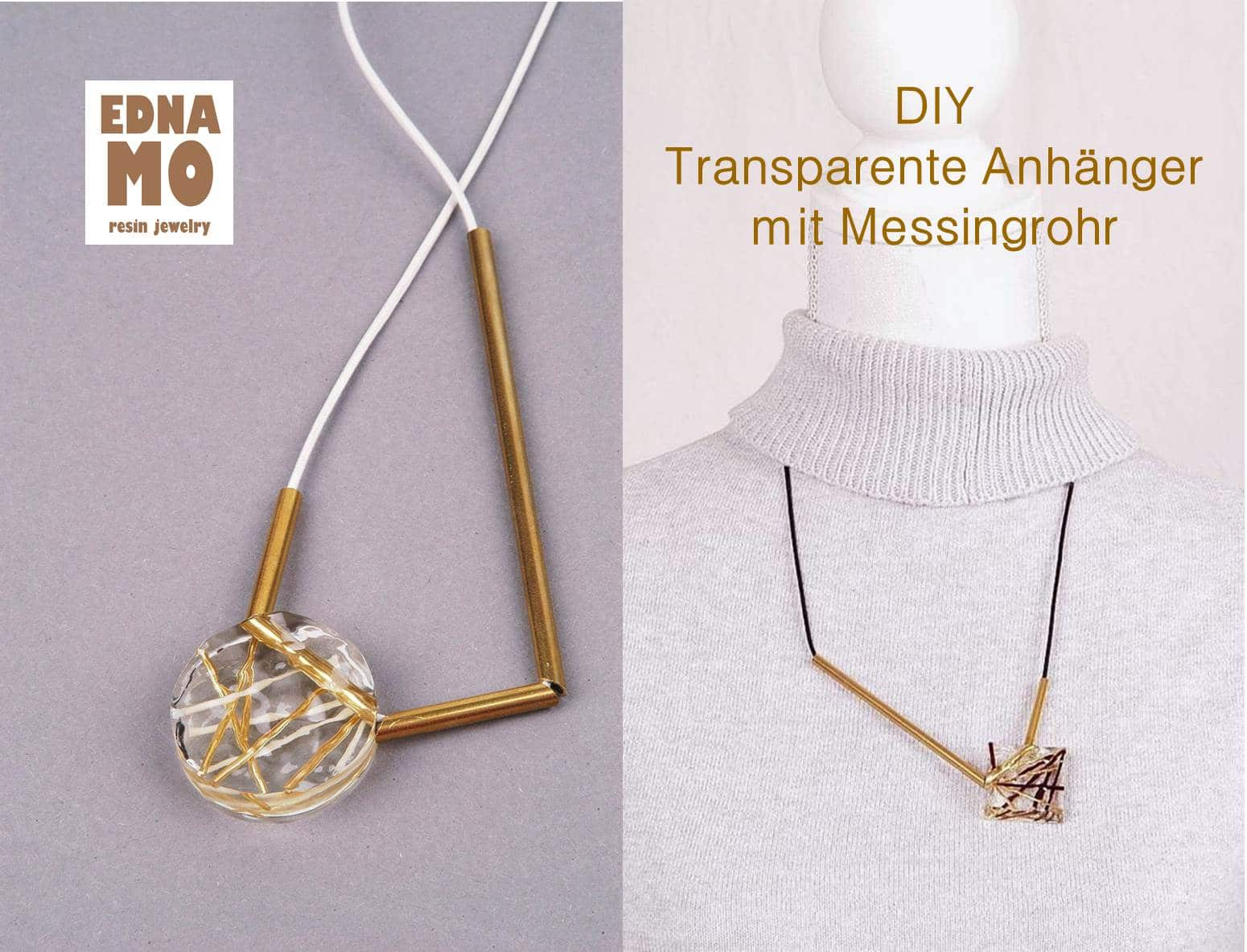 Resin DIY – transparente Anhänger mit Einbettung
