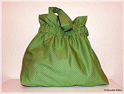 Patchworktasche / Einkaufstasche / Wendetasche mit Gummizug nähen