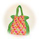 Patchworktasche / Einkaufstasche / Wendetasche mit Gummizug nähen