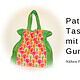 Patchworktasche / Einkaufstasche / Wendetasche mit Gummizug nähen