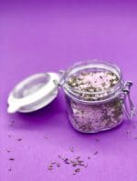 Lavendel Vanille Badesalz selber machen