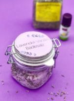 Lavendel Vanille Badesalz selber machen