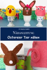 Tierische Eierwärmer für Ostern nähen