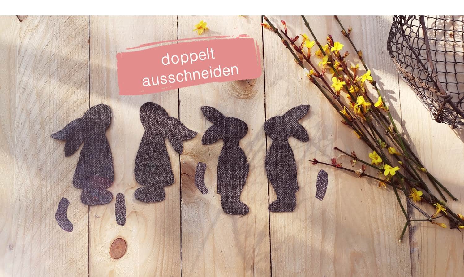 Osterhasen nähen – DIY Tutorial – Osterdeko selbst gemacht