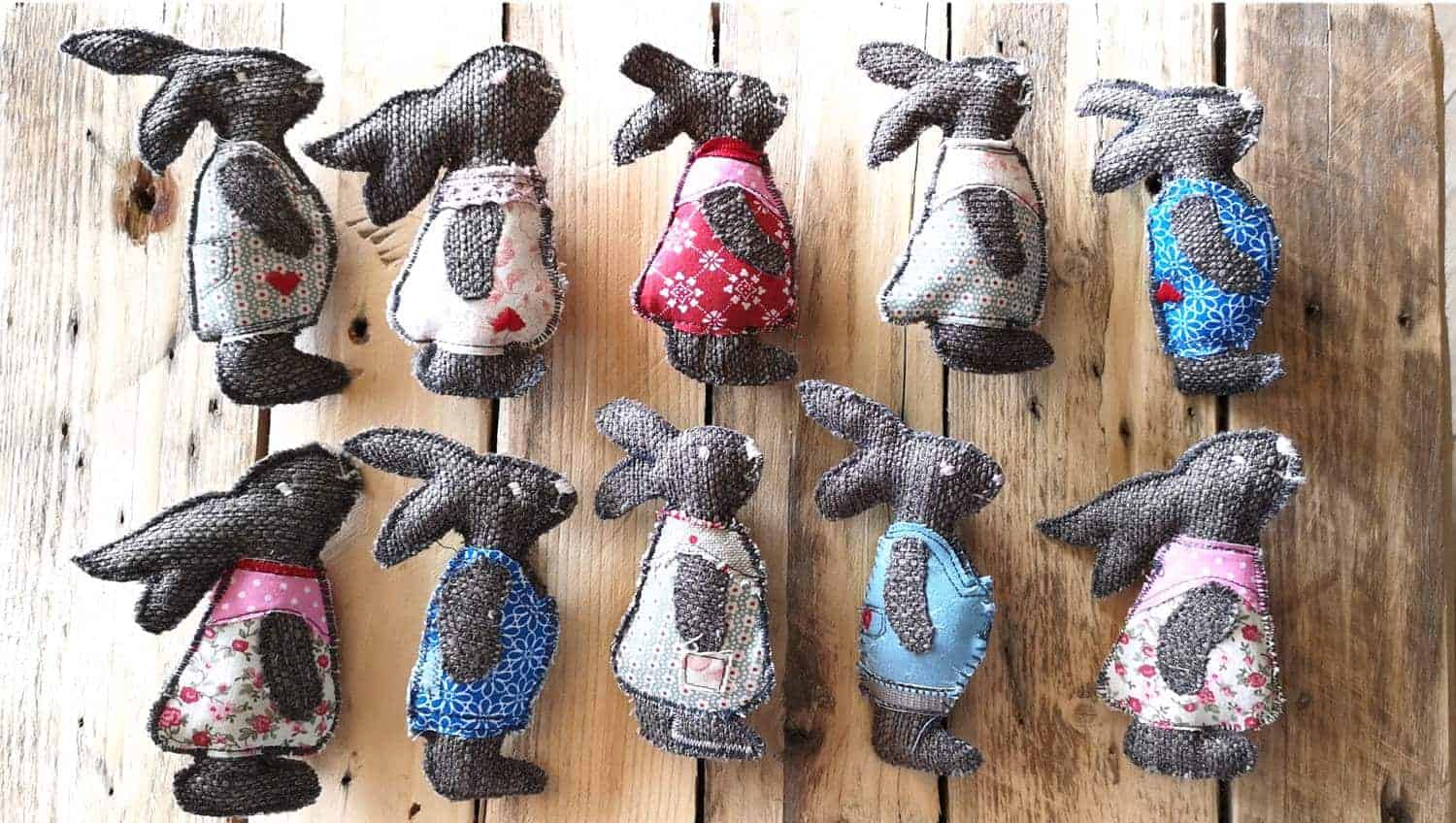 Osterhasen nähen – DIY Tutorial – Osterdeko selbst gemacht