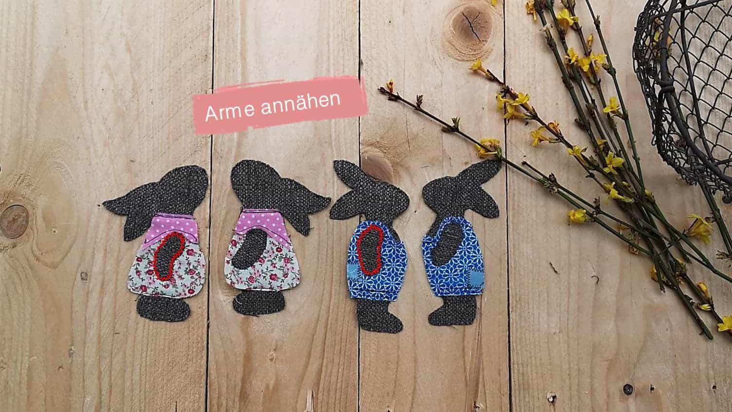 Osterhasen nähen – DIY Tutorial – Osterdeko selbst gemacht