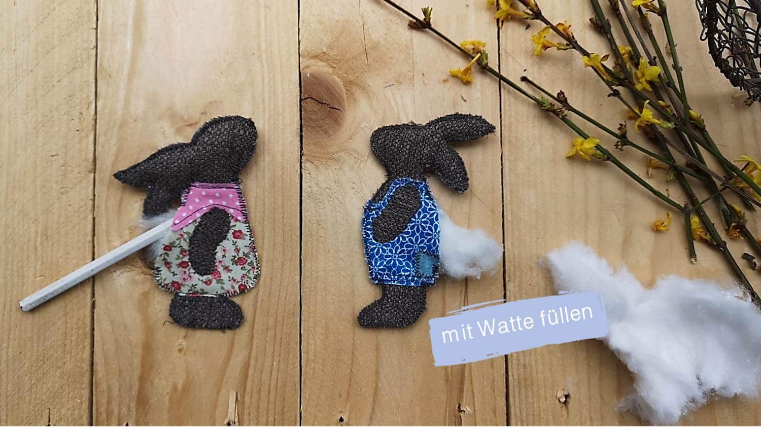 Osterhasen nähen – DIY Tutorial – Osterdeko selbst gemacht